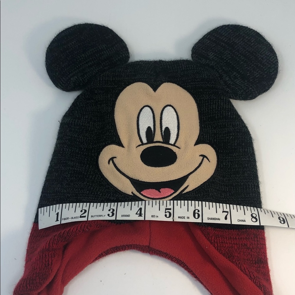 Toddlers Mickey Mouse Stocking Hat W/ Ears - Picture 4 of 6